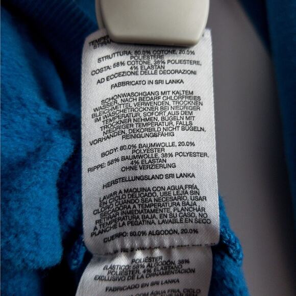 Columbia Graphic Print Hoodie Men’s Medium Blue Pullover Americana Style - Picture 8 of 14